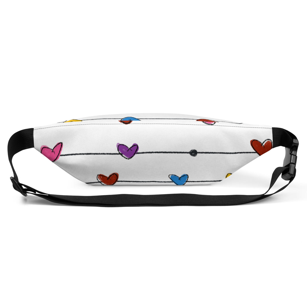 String Hearts Fanny Pack