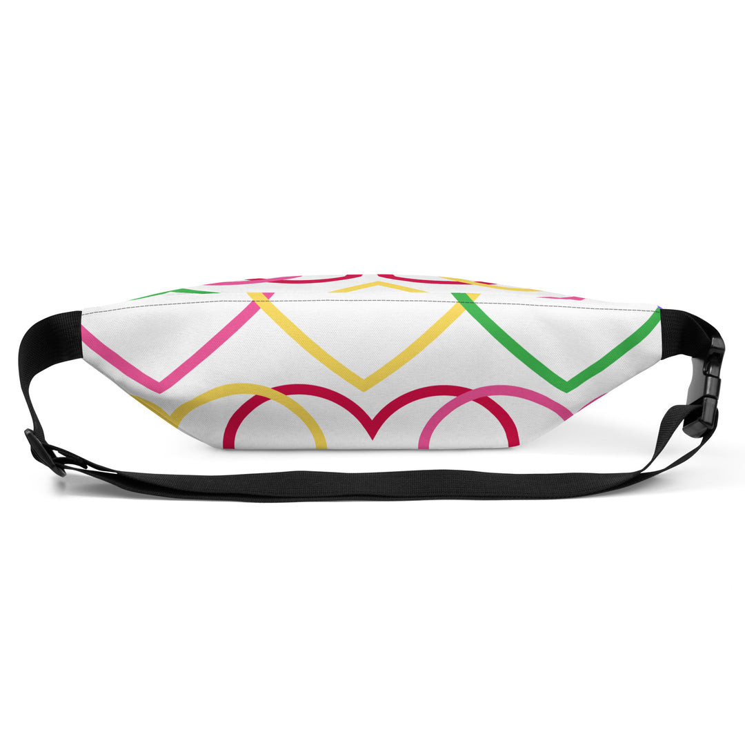 Symmetrical Hearts Fanny Pack