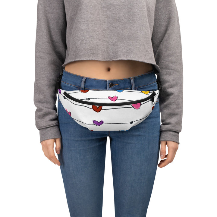 String Hearts Fanny Pack