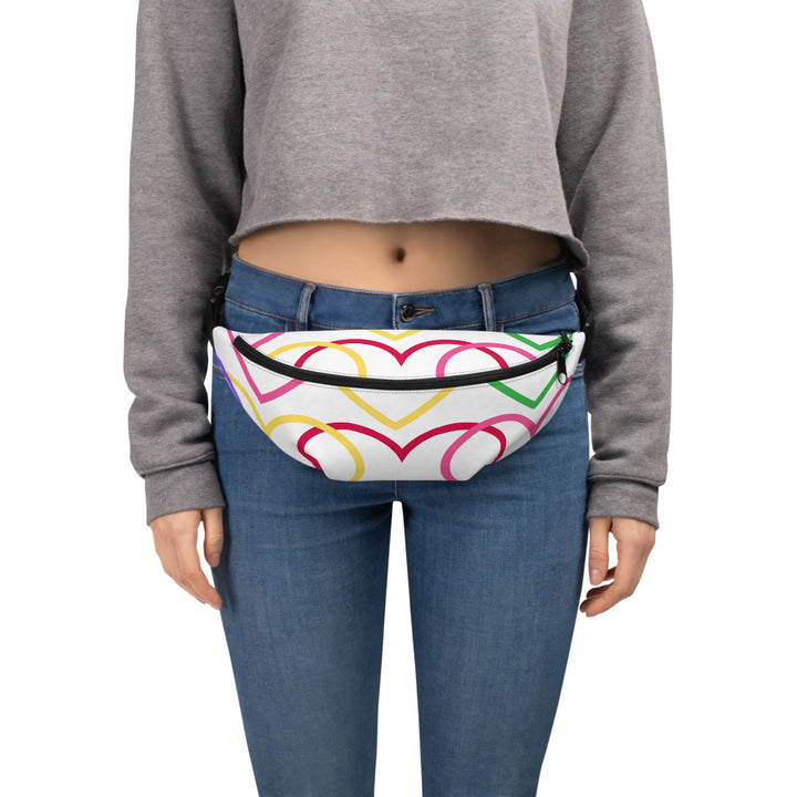 Symmetrical Hearts Fanny Pack