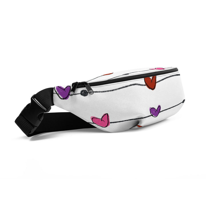 String Hearts Fanny Pack