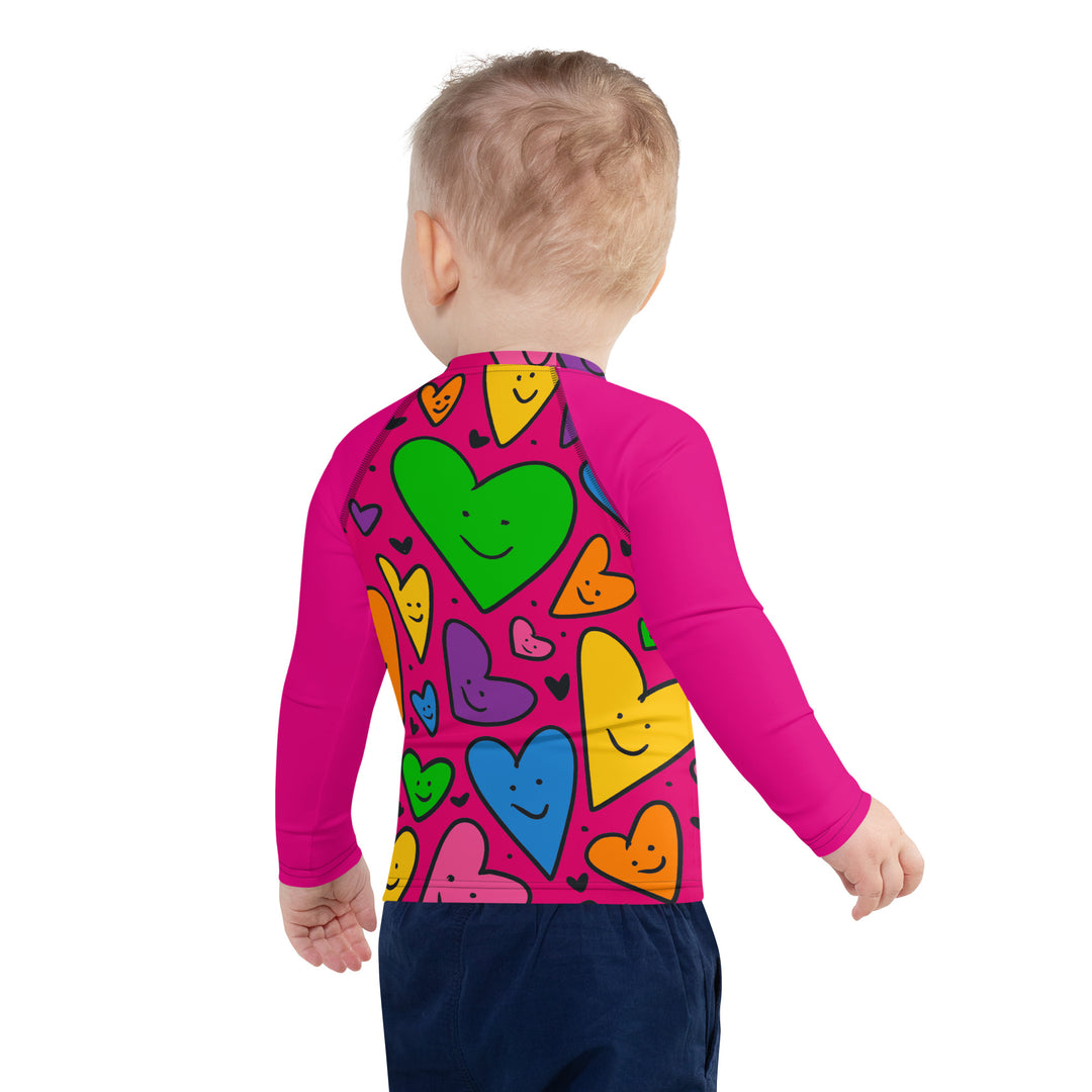 Happy Hearts Kids Rash Guard