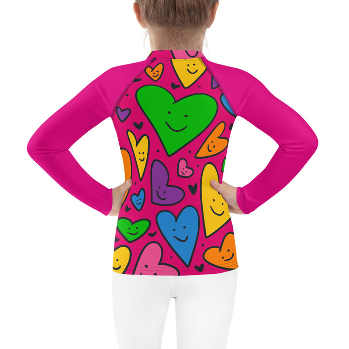 Happy Hearts Kids Rash Guard