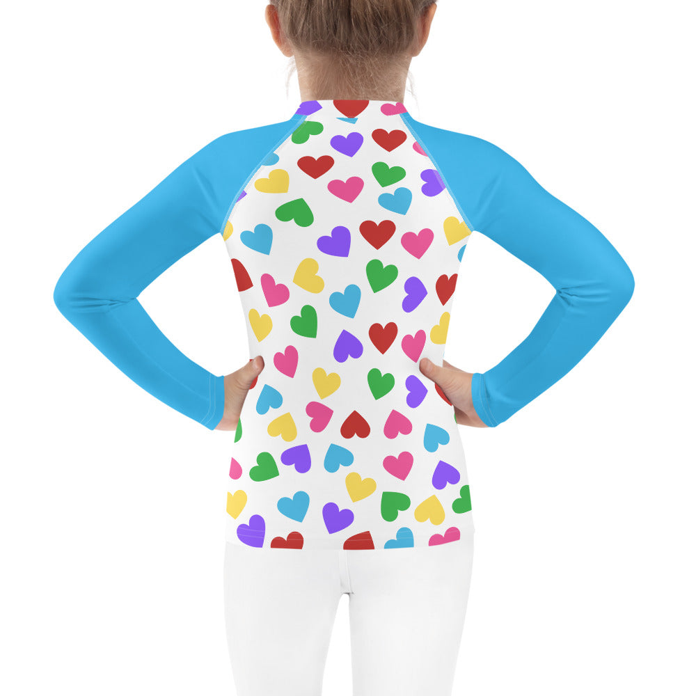 Baby Hearts Kids Rash Guard