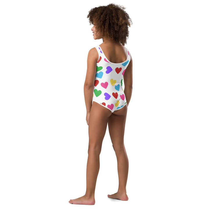 Baby Hearts All-Over Print Kids Swimsuit