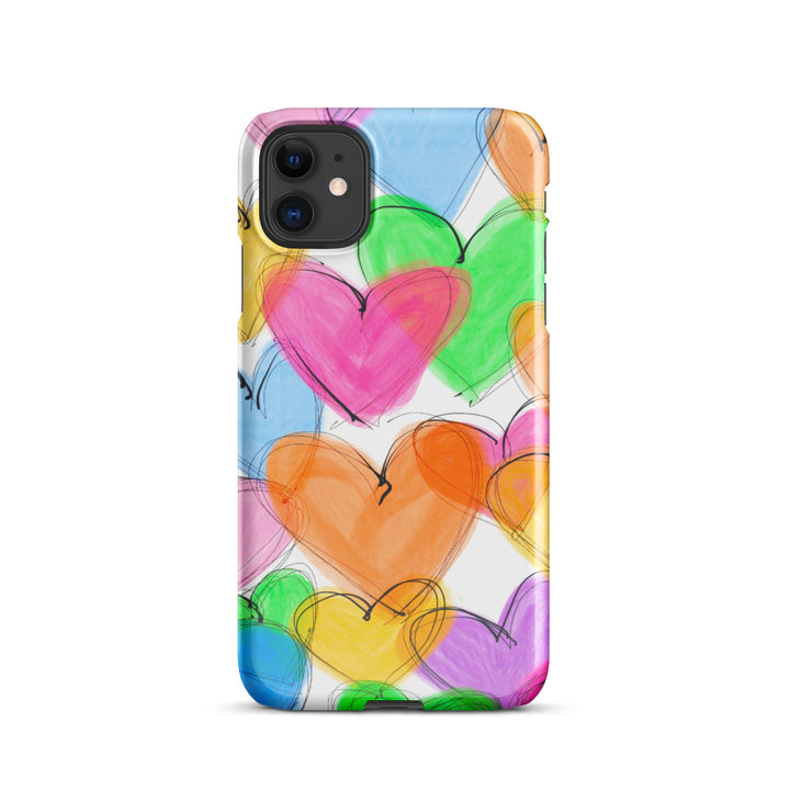 Sketched Hearts Snap iPhone® Case