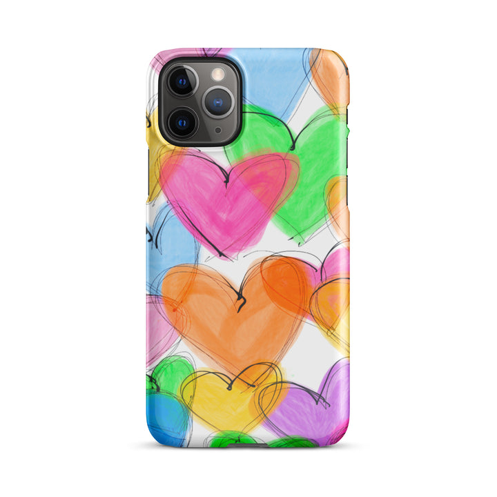 Sketched Hearts Snap iPhone® Case