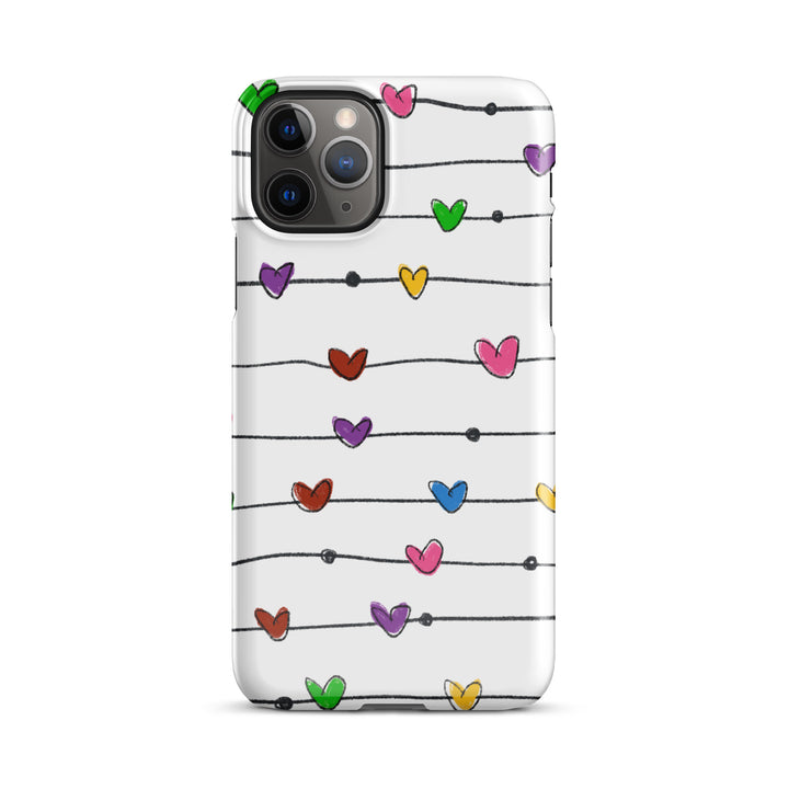 String Hearts Snap iPhone® Case