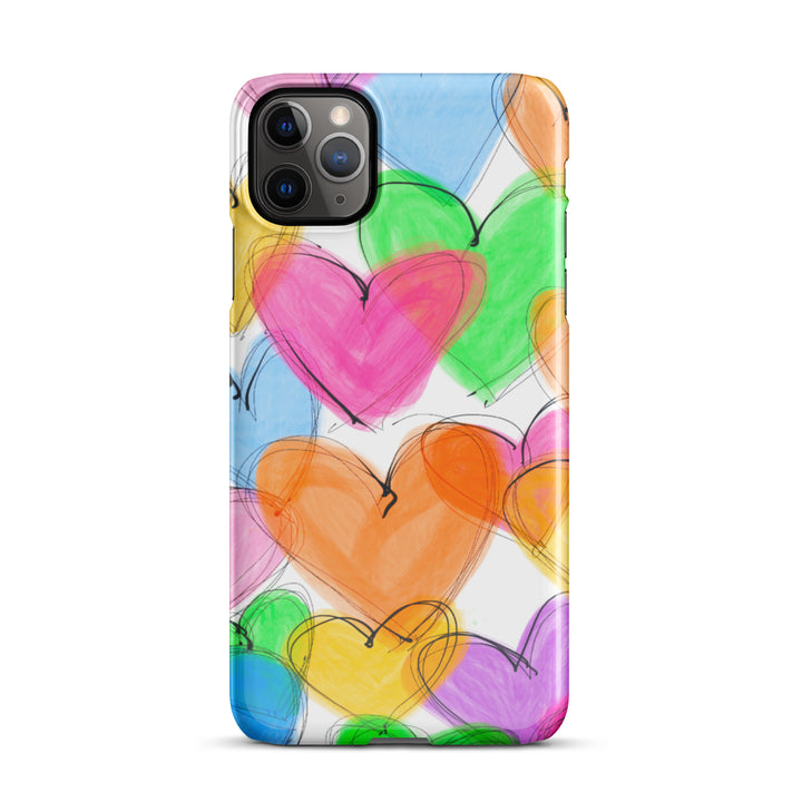 Sketched Hearts Snap iPhone® Case