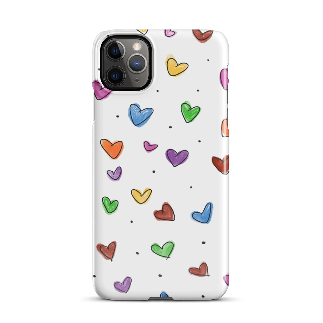 Tiny Heart Sketch Snap iPhone® Case