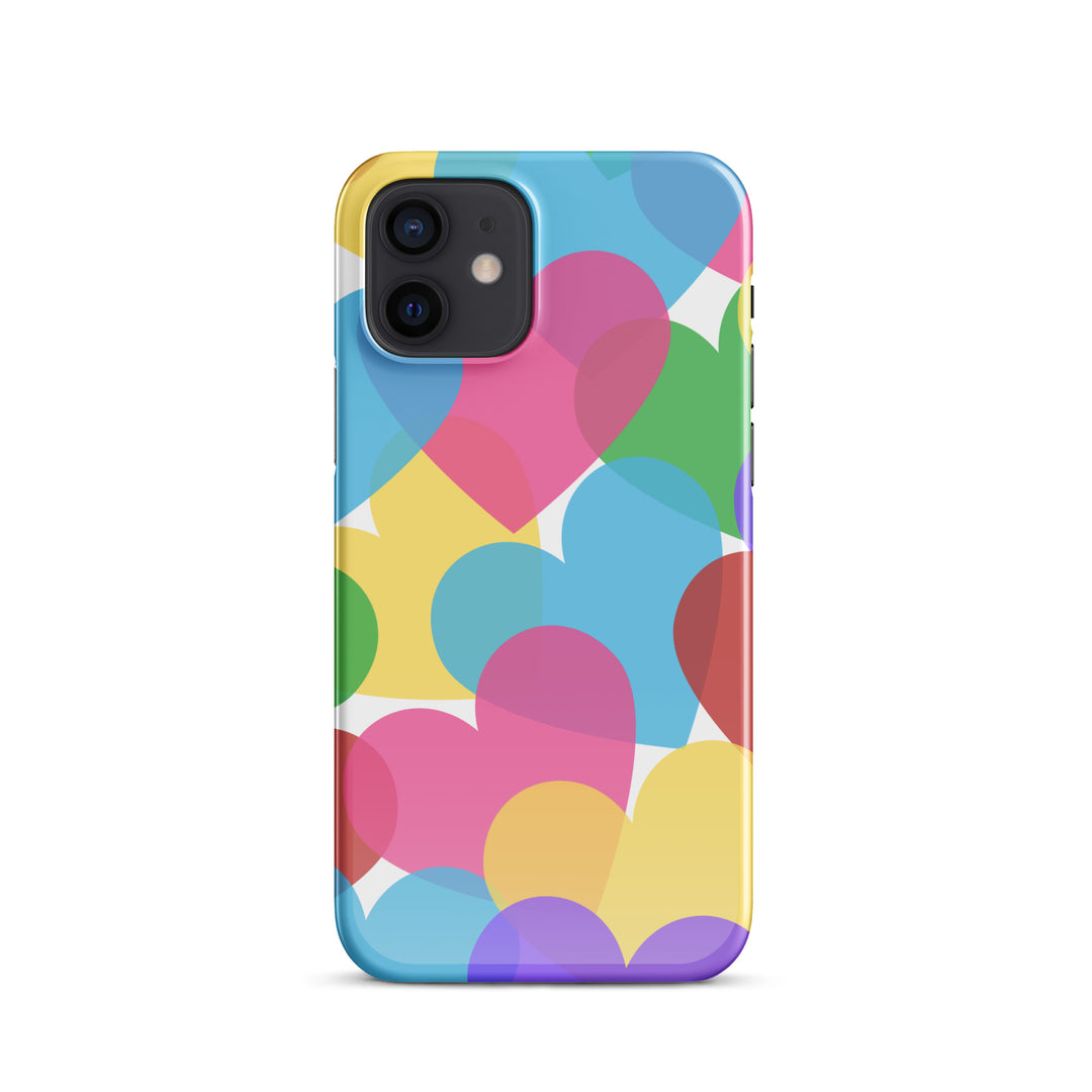 Overlapping Hearts Snap iPhone® case