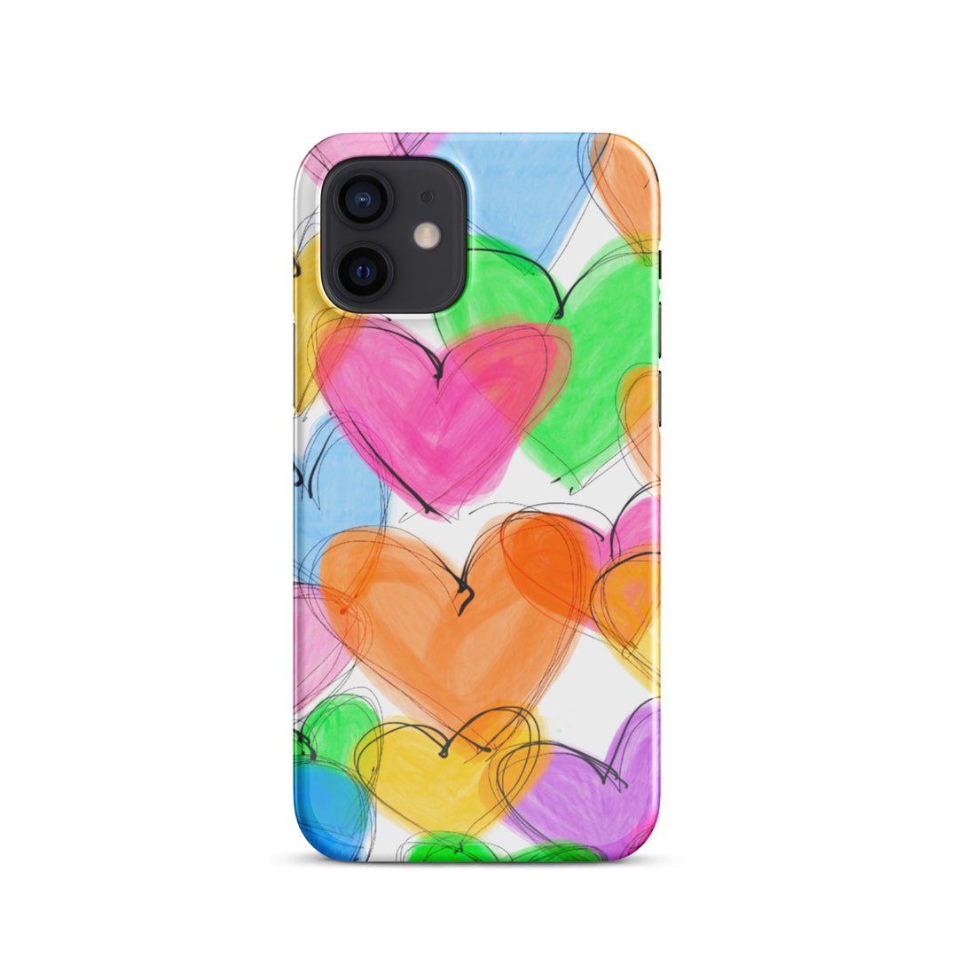 Sketched Hearts Snap iPhone® Case