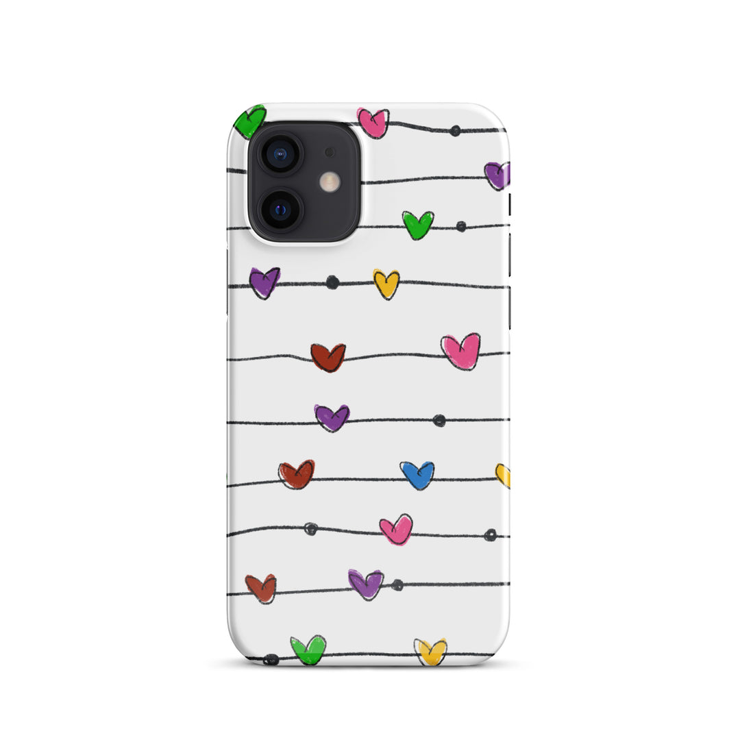 String Hearts Snap iPhone® Case