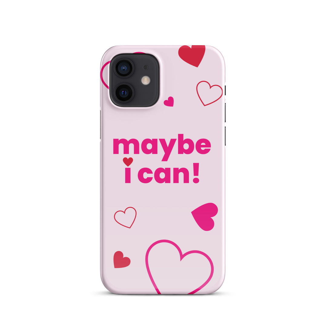 Maybe I Can Light Pink Snap case for iPhone®