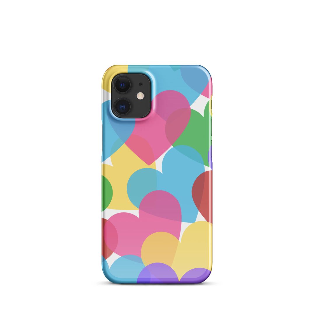 Overlapping Hearts Snap iPhone® case