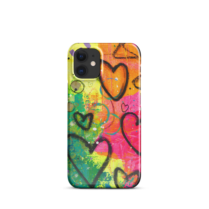 Abstract Hearts Snap iPhone® Case