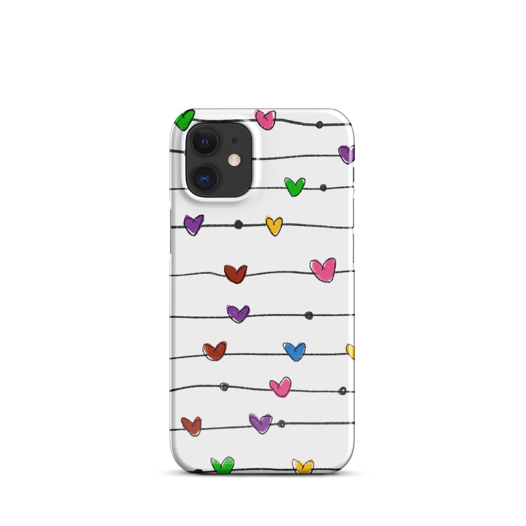 String Hearts Snap iPhone® Case