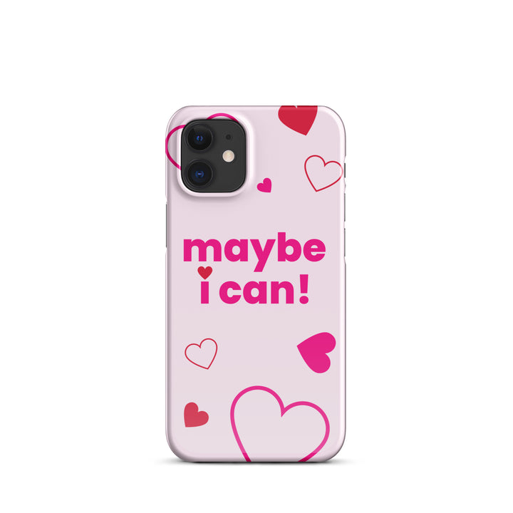 Maybe I Can Light Pink Snap case for iPhone®