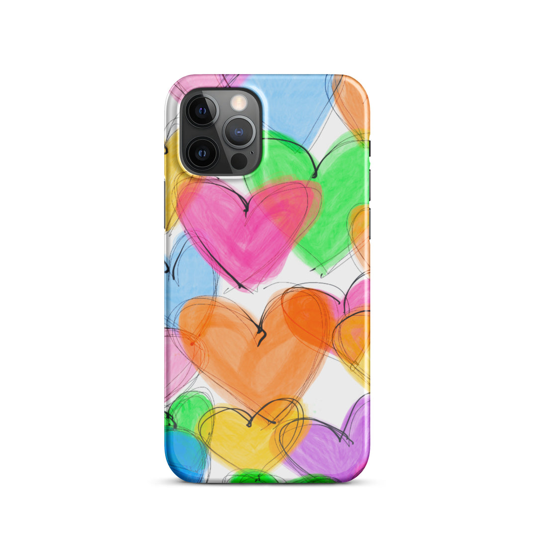 Sketched Hearts Snap iPhone® Case