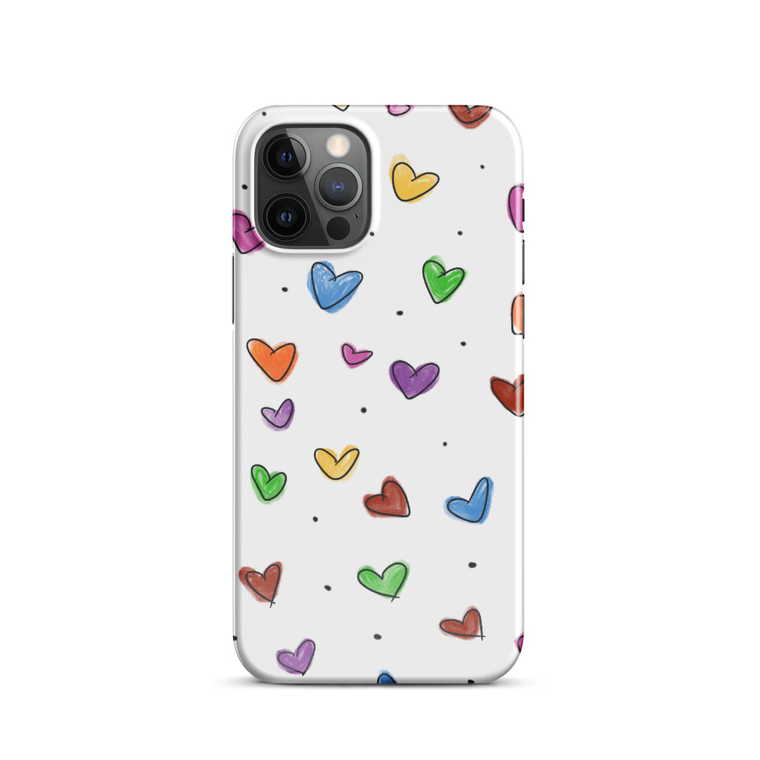 Tiny Heart Sketch Snap iPhone® Case