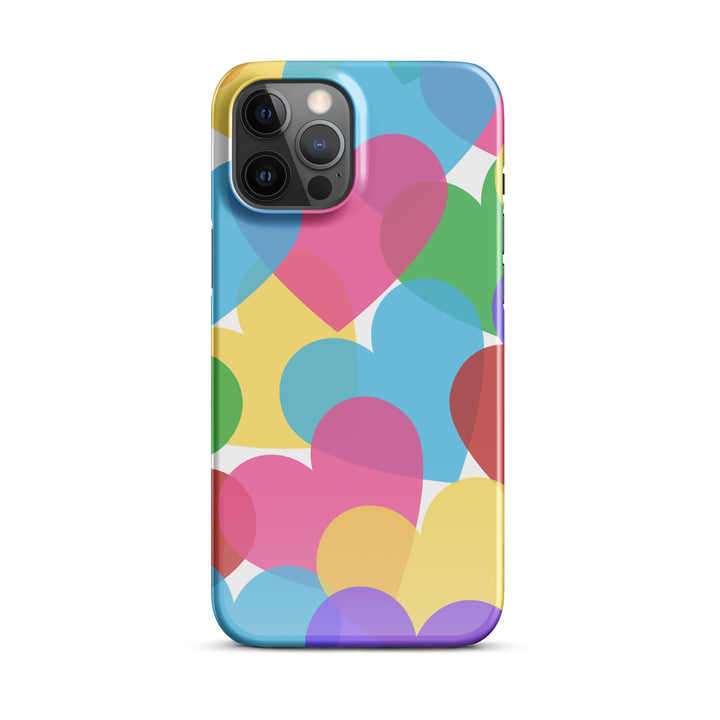 Overlapping Hearts Snap iPhone® case