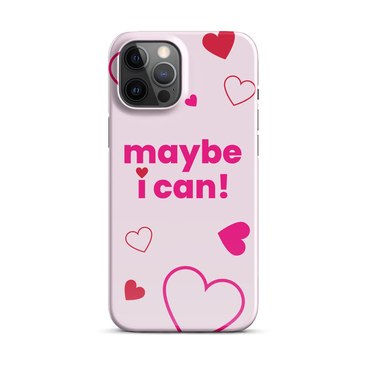 Maybe I Can Light Pink Snap case for iPhone®