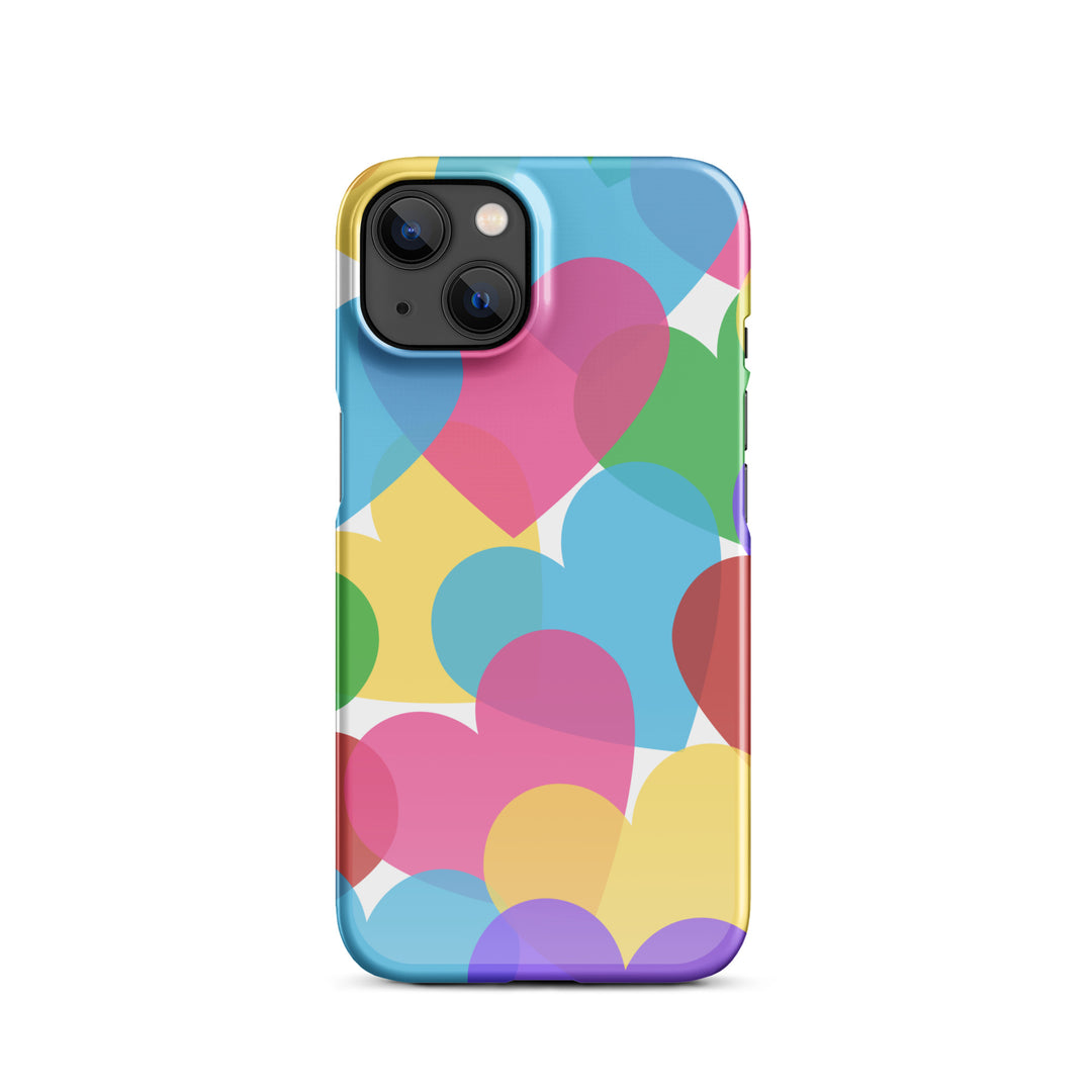 Overlapping Hearts Snap iPhone® case