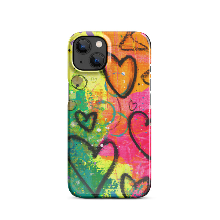 Abstract Hearts Snap iPhone® Case