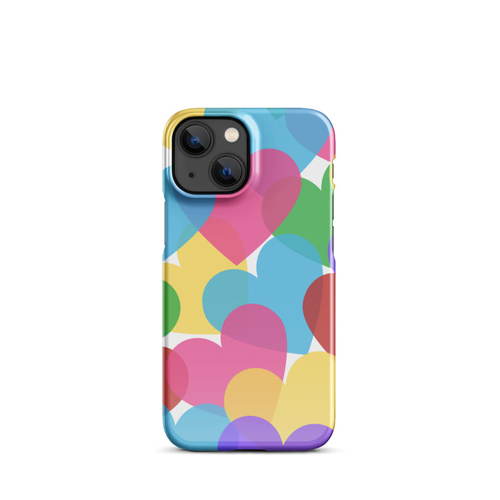 Overlapping Hearts Snap iPhone® case