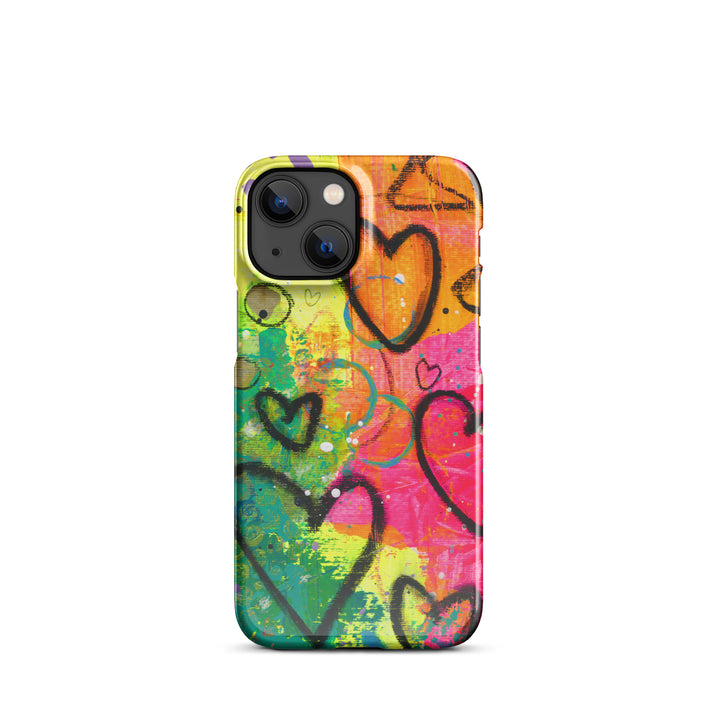 Abstract Hearts Snap iPhone® Case