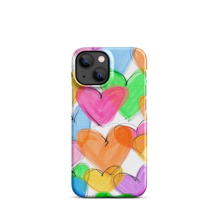 Sketched Hearts Snap iPhone® Case