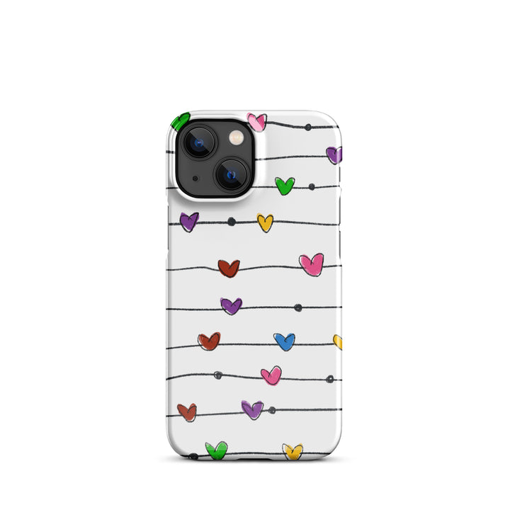 String Hearts Snap iPhone® Case