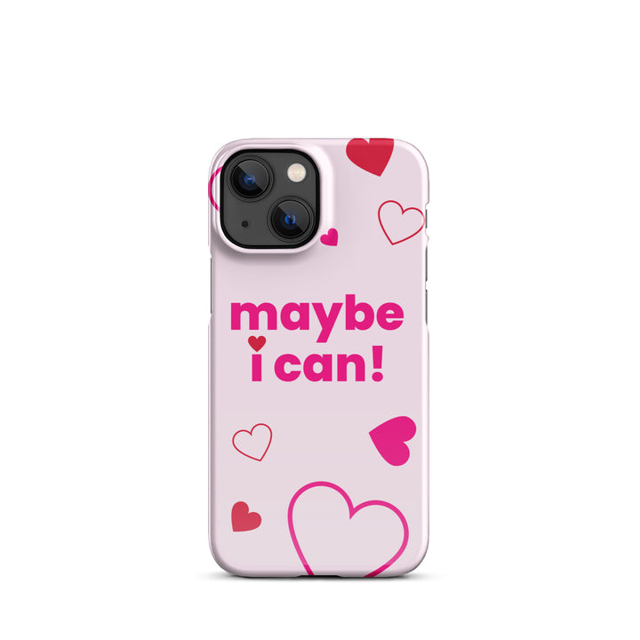 Maybe I Can Light Pink Snap case for iPhone®