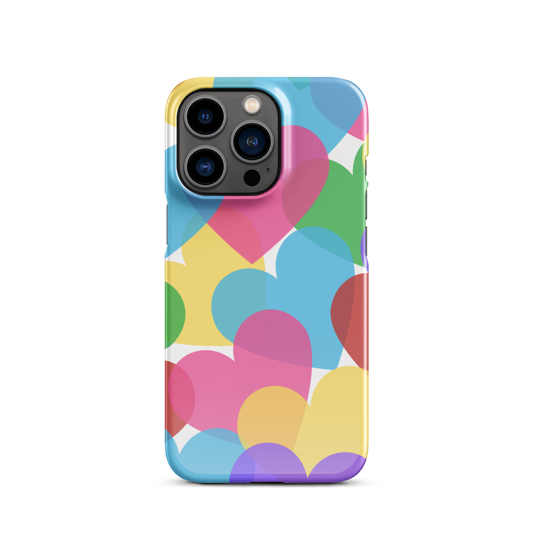 Overlapping Hearts Snap iPhone® case