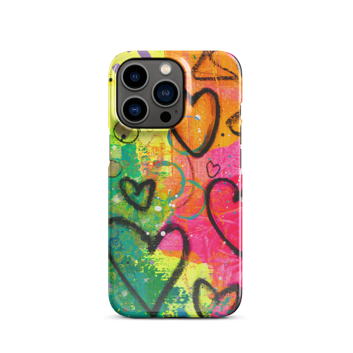 Abstract Hearts Snap iPhone® Case