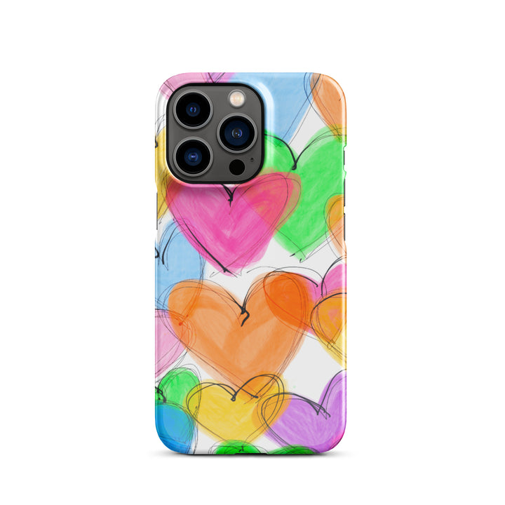 Sketched Hearts Snap iPhone® Case