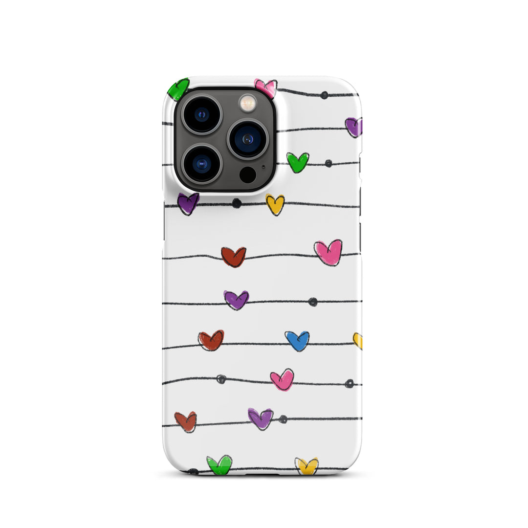 String Hearts Snap iPhone® Case