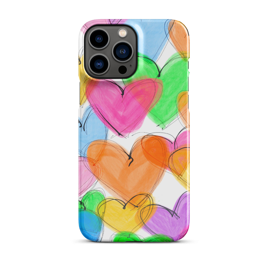 Sketched Hearts Snap iPhone® Case