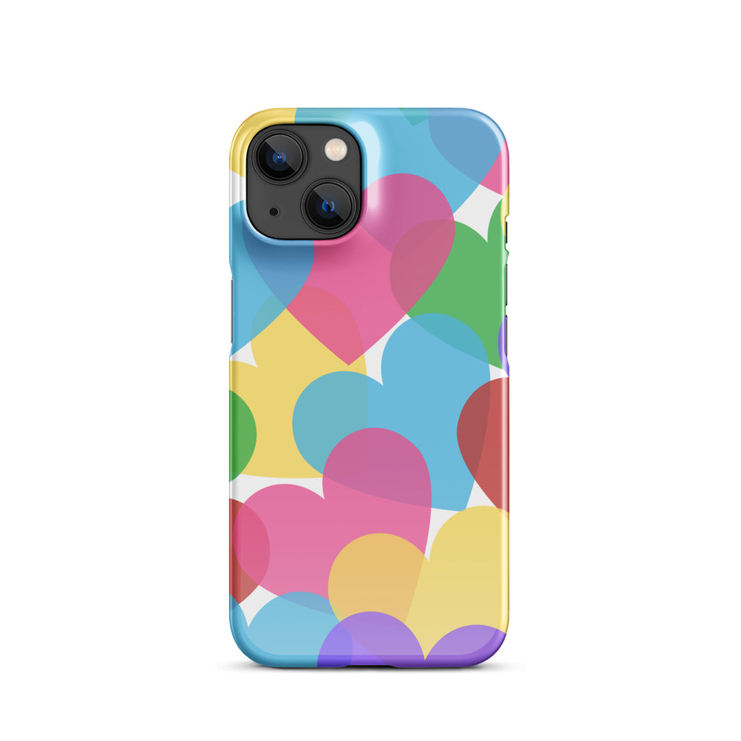 Overlapping Hearts Snap iPhone® case