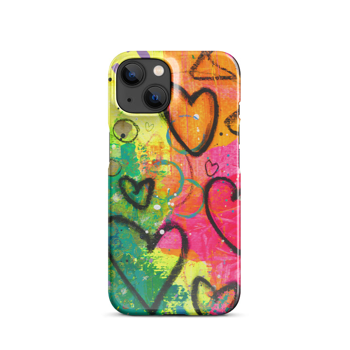 Abstract Hearts Snap iPhone® Case