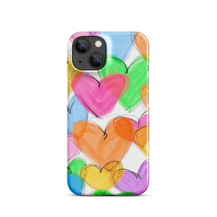 Sketched Hearts Snap iPhone® Case