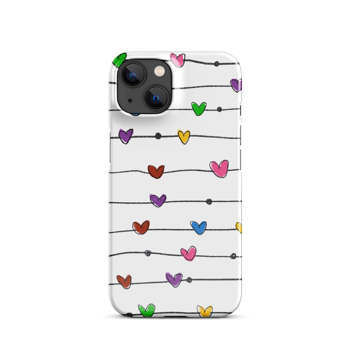 String Hearts Snap iPhone® Case