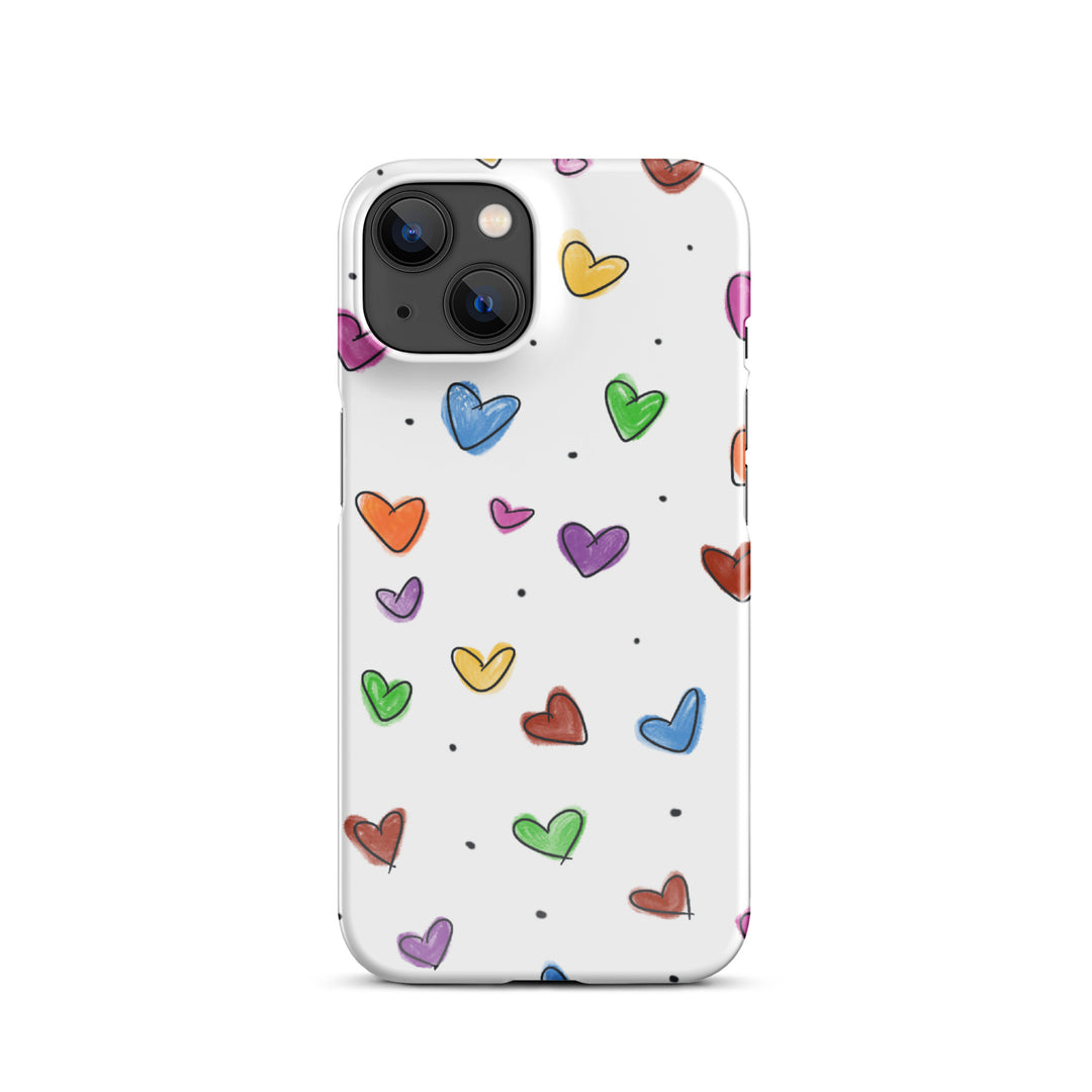 Tiny Heart Sketch Snap iPhone® Case