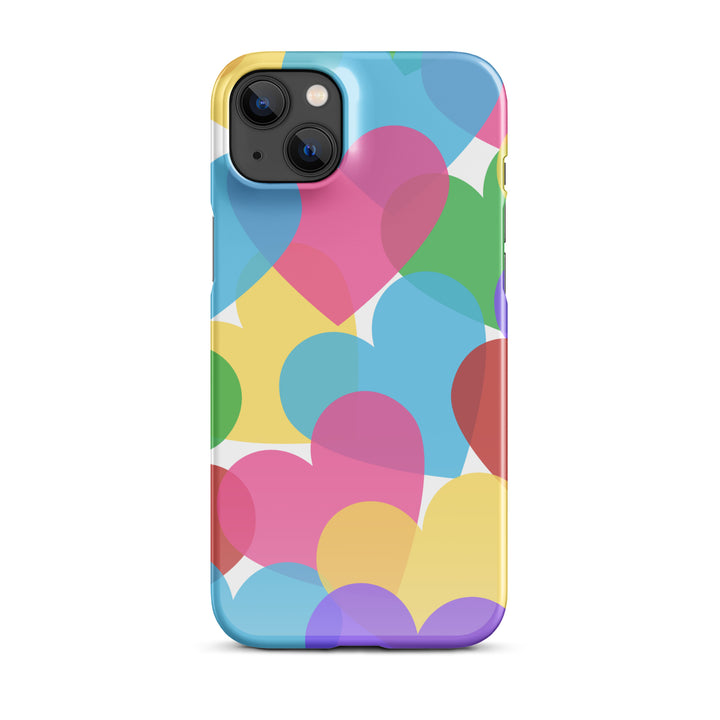 Overlapping Hearts Snap iPhone® case