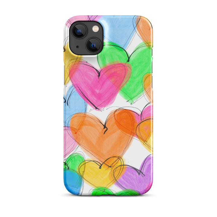 Sketched Hearts Snap iPhone® Case