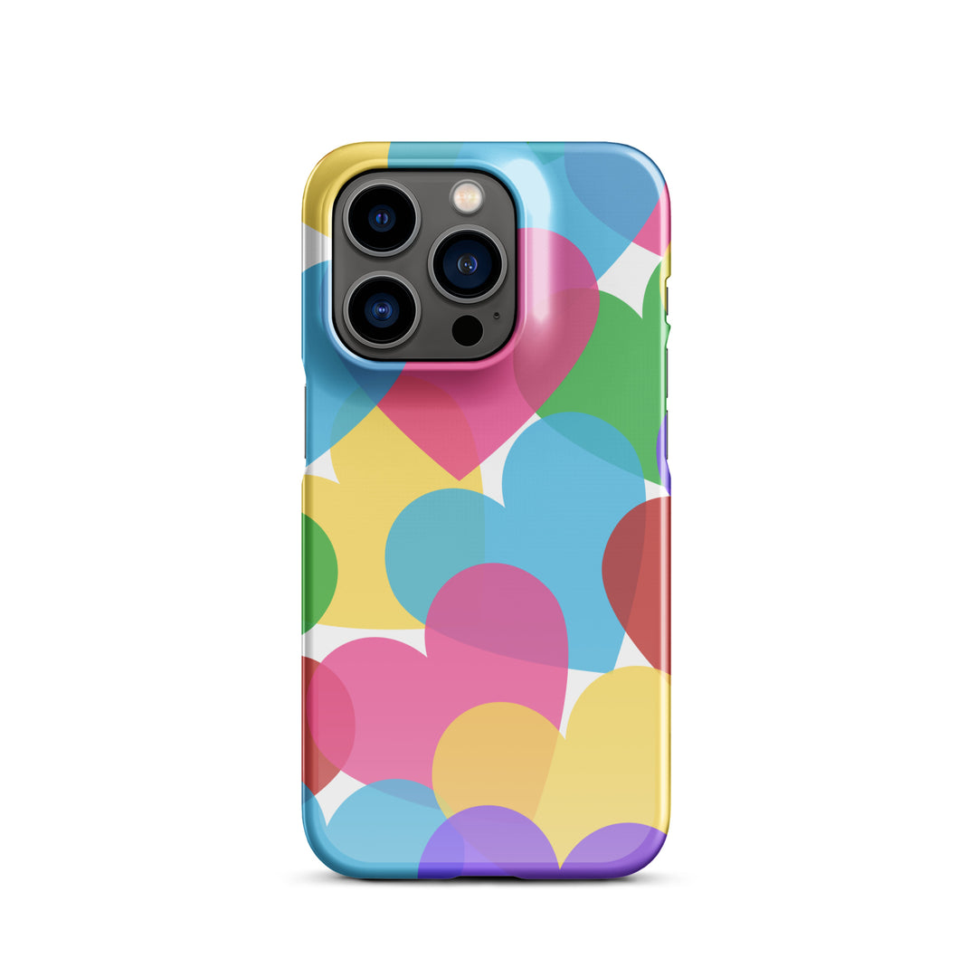 Overlapping Hearts Snap iPhone® case