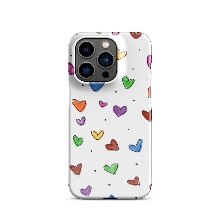 Tiny Heart Sketch Snap iPhone® Case