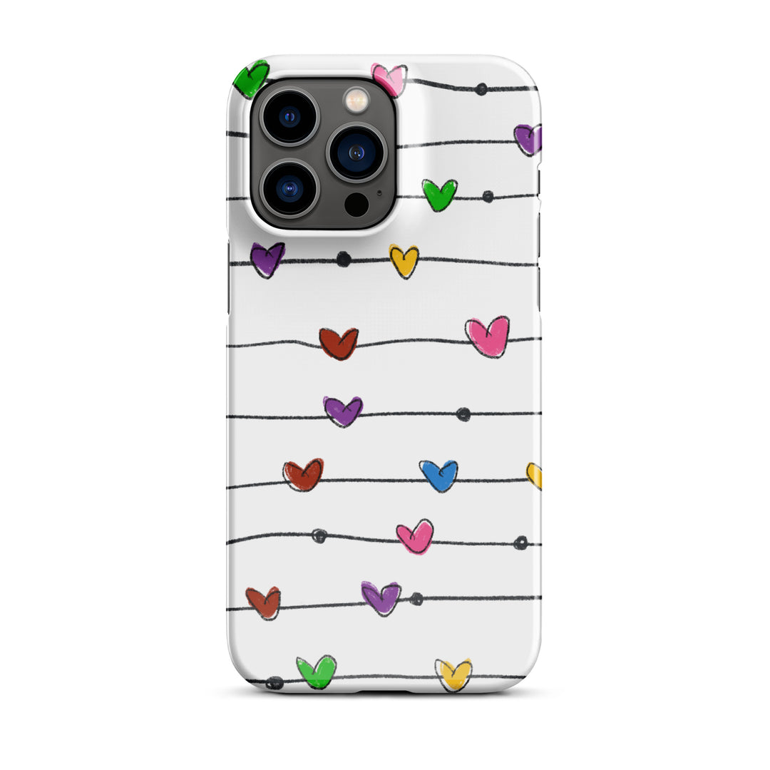 String Hearts Snap iPhone® Case