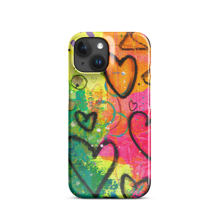 Abstract Hearts Snap iPhone® Case