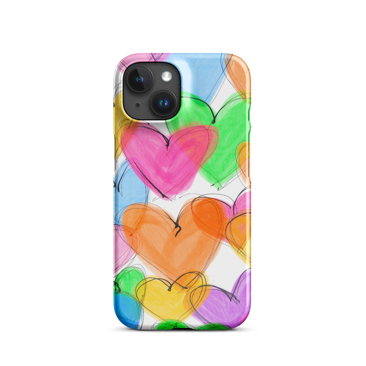 Sketched Hearts Snap iPhone® Case